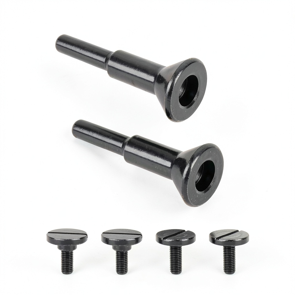 CMENINCY mounting mandrel showing dimensions and metal construction