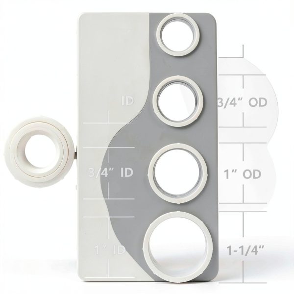 YeulYuuri Bushing Adapter Set 8pcs for Bench Grinding Wheels Plastic-2