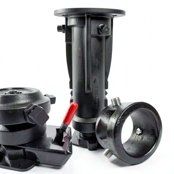 Gooseneck Adapter MFZDQL Adjustable 12-16in 20000lb Trailer Coupler-6
