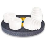 YeulYuuri Bushing Adapter Set 8pcs for Bench Grinding Wheels Plastic-0