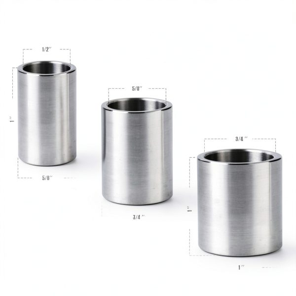 Dairrr Fuuu Aluminum Arbor Reducer Bushing Kit 3‑Piece Set for 1‑Inch-1