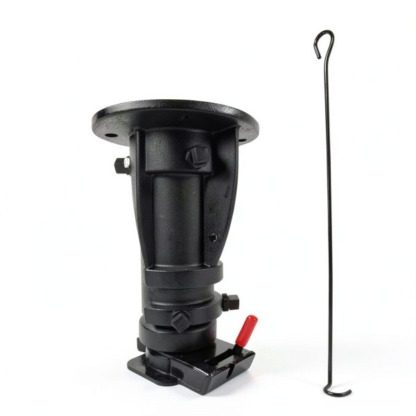 Gooseneck Adapter MFZDQL Adjustable 12-16in 20000lb Trailer Coupler-5