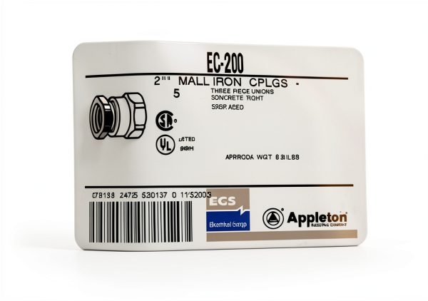 Appleton EC-200 Threaded Union 2" Mall Iron Coupling Pack of 5-0
