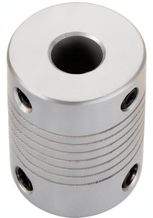 5mm to 7mm Aluminum Alloy Shaft Coupling uxcell Silver 5pcs-4