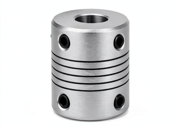 uxcell 6mm to 10mm Aluminum Alloy Shaft Coupling Flexible Coupler Motor Connector Joint L25xD19 Silver,2pcs-1