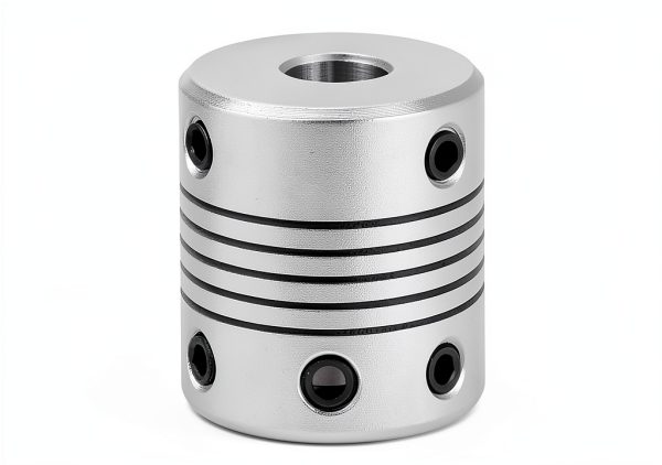uxcell 5mm to 9mm Aluminum Alloy Shaft Coupling Flexible Coupler Motor Connector Joint L25xD19 Silver,2pcs-1
