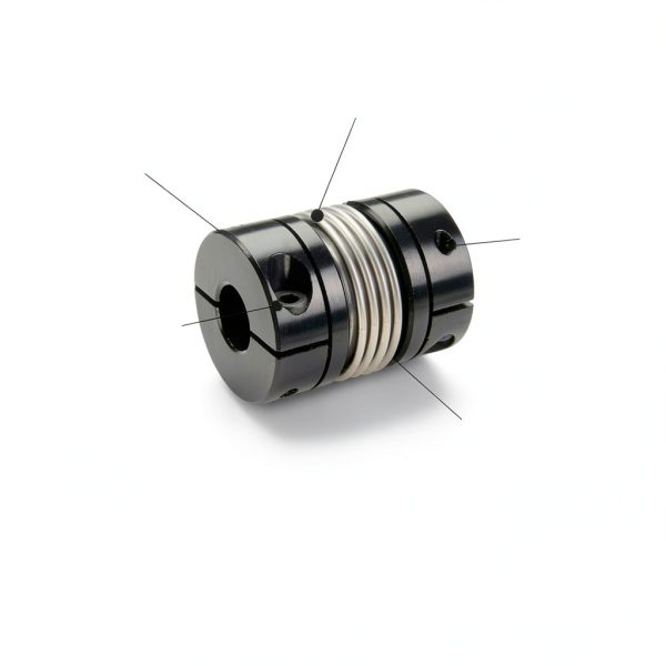 Ruland MBC25-10-10-A 2024 Alum Bellows Coupling 10mm Bores 25mm OD-1