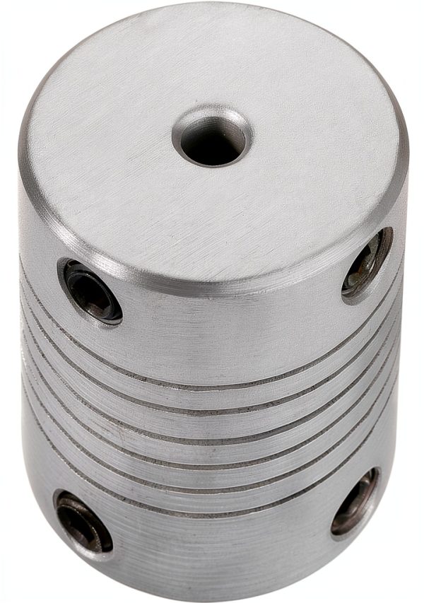 3mm to 5mm Aluminum Alloy Shaft Coupling by uxcell Silver 2pcs-3