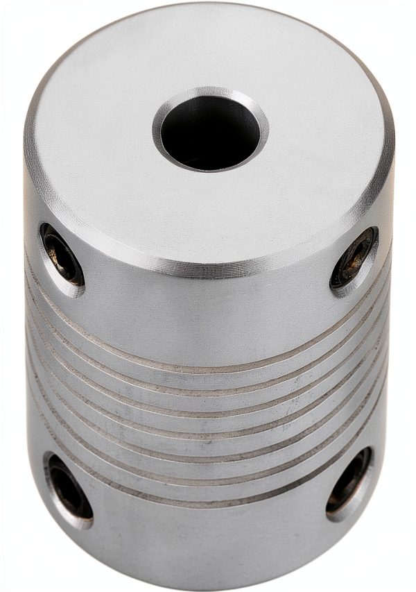 3mm to 5mm Aluminum Alloy Shaft Coupling by uxcell Silver 2pcs-4