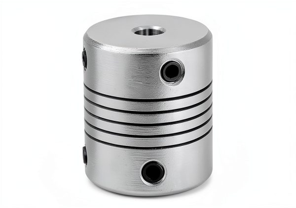 3mm to 5mm Aluminum Alloy Shaft Coupling by uxcell Silver 2pcs-1